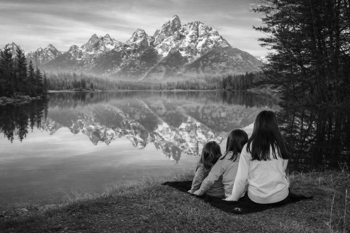 daughters black & white