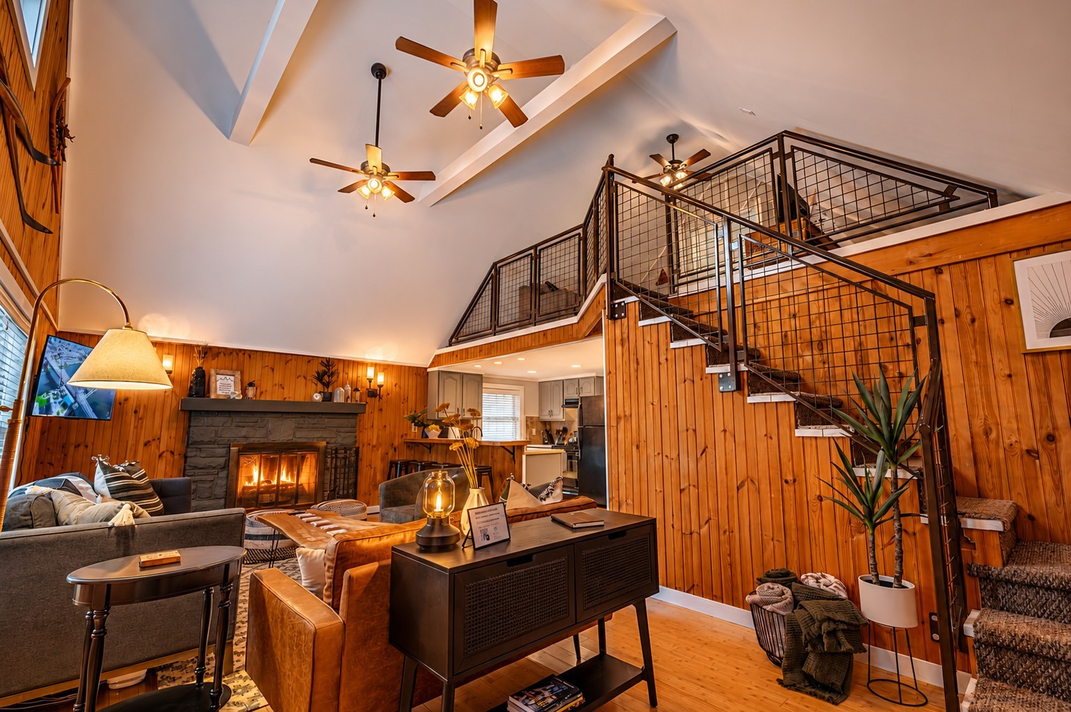spacious living room
